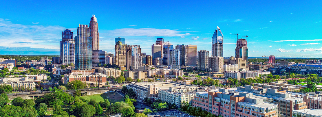 downtown charlotte skyline