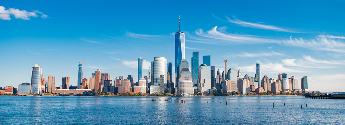 downtown new york city skyline