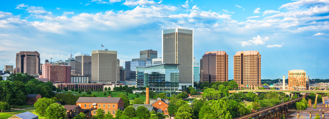 downtown richmond skyline